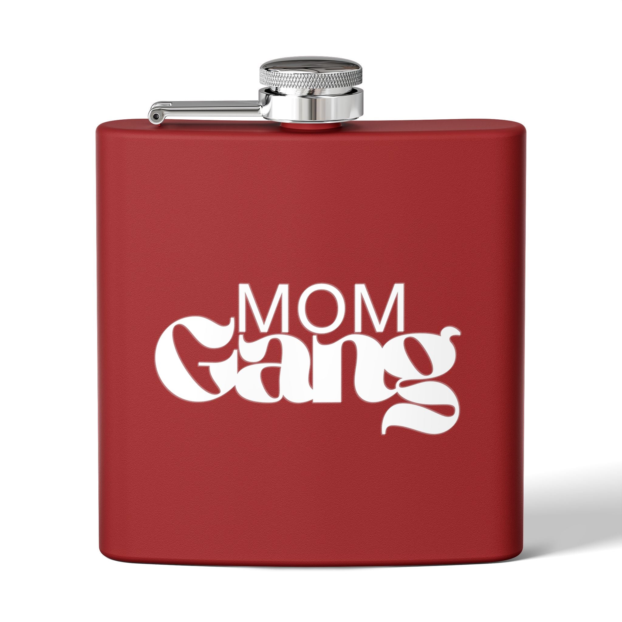 Mom Gang Stainless Steel Flask, 6oz