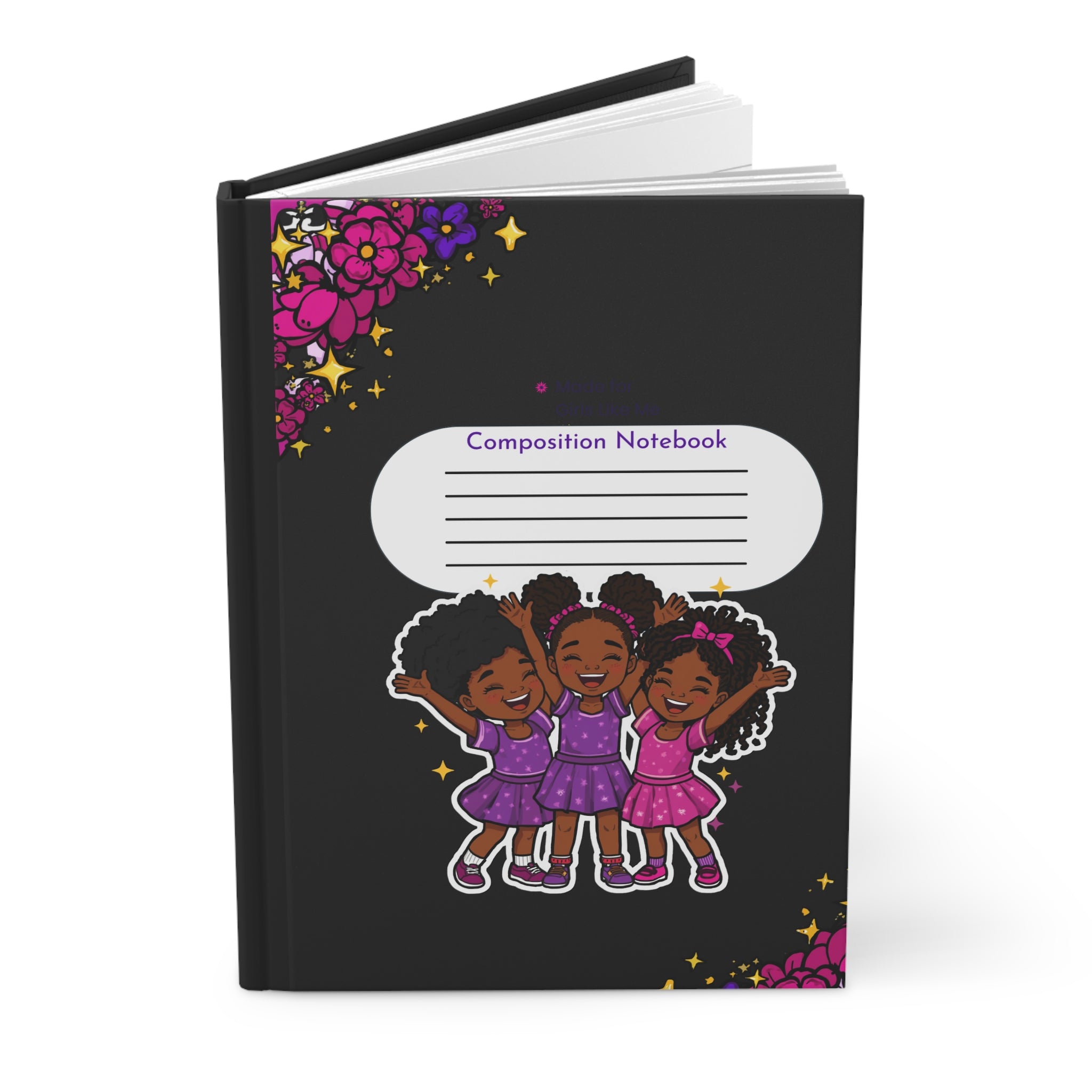 3 Brown Skin Girls #2 Composition Notebook